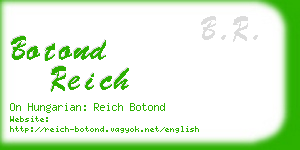 botond reich business card